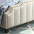 カーンプロは、沢の家具の后にダンチの足付沢革制ベト本革のベド本革のベドシンダ大気ダンベル1.8 m港式ダンベル寝室标准monder 1.8*2.0 m-裸ベド