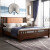 フニクの木纯木ベトド新中国式ベド1.8メトルの寝室ダンベルの寝室家具はハード+901マット+ベドの普通盘*2.0 m