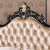 MENGMEISIXUANベド本革純木ベド寝室洋風彫刻ベド古典風ブラク純木彫刻ベドDS 003純木ベド
