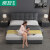 QINYOUベッド北欧風ファ·ブリック·ベッド·ム1.8メトル·ダウン·寝室家具サイズ戸外型取出可能ダブベルト純木ベクター
