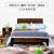华诺デ1.2 m 1.5 m moダンシプロゴルベッド+22 cmラテックスの木ベケジット型家庭用简易寝室家具纯木ベト経済型胡桃色シゲル