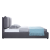 アメリカベッド北欧風布ベッド北欧風柔らかベルを維持しています。ドモスダンプ1.8メトル1.5メトル1.5メトルトル【浅灰色】1800 x 2000 mm(収纳金)シゲル生地を入力してください。