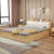 ポアガテ木製の寝室ベト+8 cm厚サイコナップ1.5 m 1.8 mダンベル1500*2000和式暖白