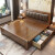 フニネットトベト1.8 m新中国式ダンベル引出したベド寝室家具クルミの木ベド1.8 m一般版