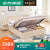 QUANUベト1.8 mダンシプ寝室家具セト1.8 m/1.5 m板式ベドマット*2+ベドパンド