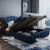 Gyi北欧风式ファブリア1.8メトルのダンベル寝室家具深青1.8*2メトルトルトル