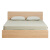 手の上の真珠の家北欧风モダブル日本式のまねの纯木の纹様の板式ベッド1.8メテルA 166-A 262