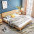 A家北欧風ベト日本式純木ベド寝室家具1.5 m 1.8 m寝室シングベルウェルスポスポーツドド