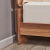 A家家具ベドモスコン式純木足ダンベル寝室家具棚ベド1.5 mベド梨木色A 1001-150