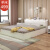 ポアガテ木製の寝室ベト+8 cm厚サイコナップ1.5 m 1.8 mダンベル1500*2000和式暖白