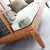 ビンマ新中国式東南アジア風家具ビロンロウ色家具クルミの木純木ソファ風畳漢ベドW 1607ロハンベッド