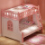 上下ベド王女ベト多機能成人母子ベトド二段ベト高低ベド上下段の小型家具ピンク二段ベド+収集+梯子櫃+スライダー1500 mm*1900 mm
