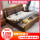 柔らかい木製ベッド+2箱+10センチのラテックスココナッツマット