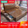 くるみの木のベッド+マットレス*2+802〓環境保護マット（10 cm）