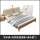 丸太ベッド+天然ゴムマットレス+1台