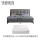 軽贅沢ベッド+3 Dラテックススプリングマットレス(22 cm厚)